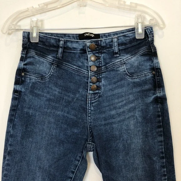 Refuge Button Fly Jeans - Picture 7 of 13